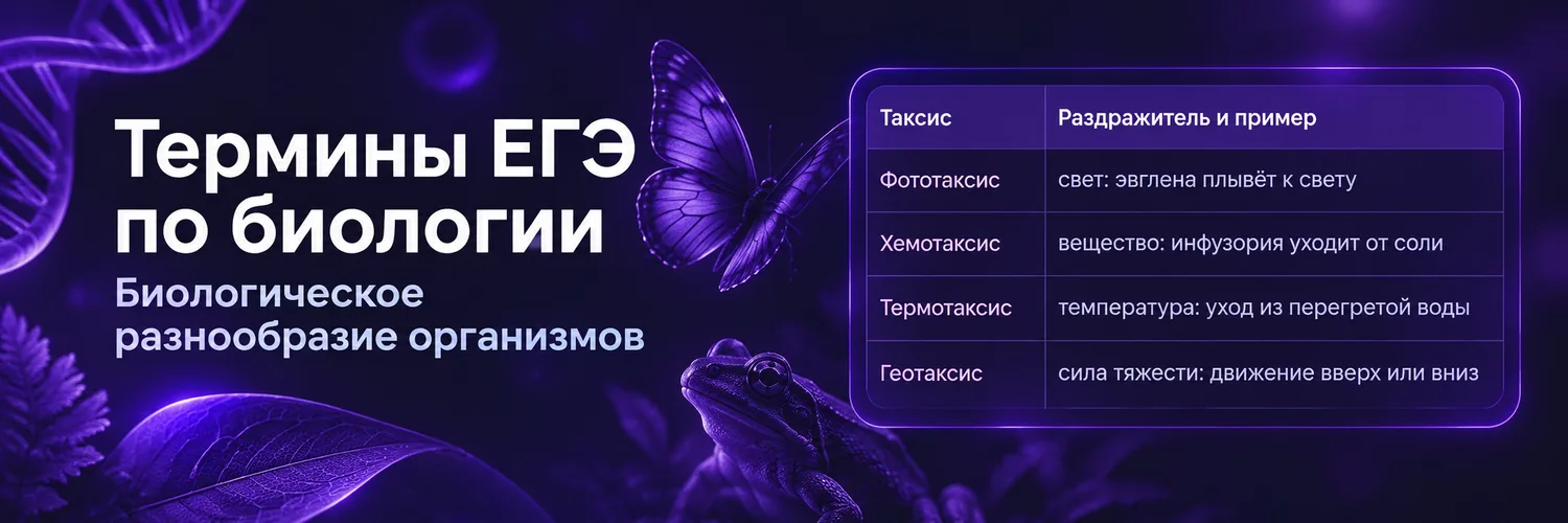 Обложка набора «Тезаурус ЕГЭ по биологии - Биологическое разнообразие организмов»